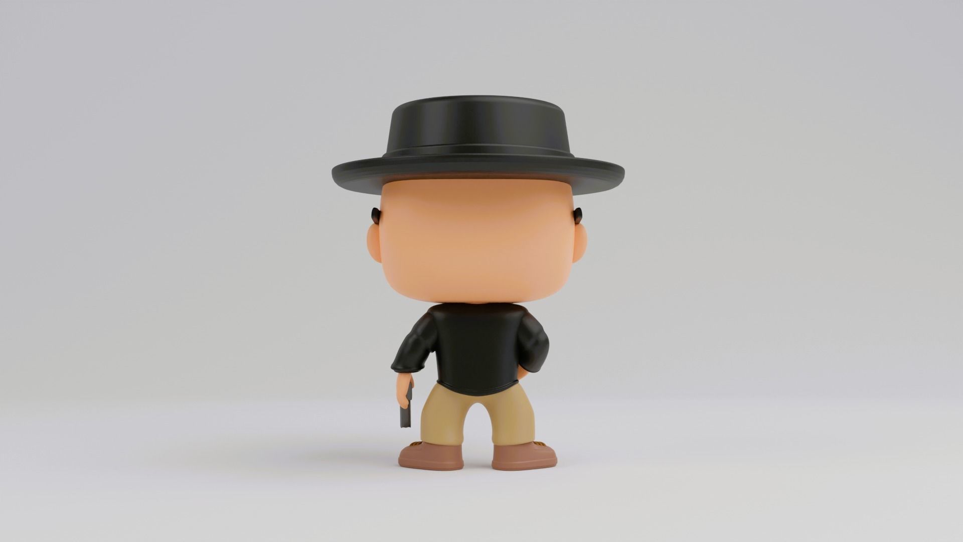 Walter Hartwell White funko pop from Breaking Bad 3D print model_9