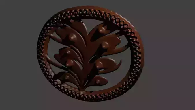 Wooden item for interior decoration