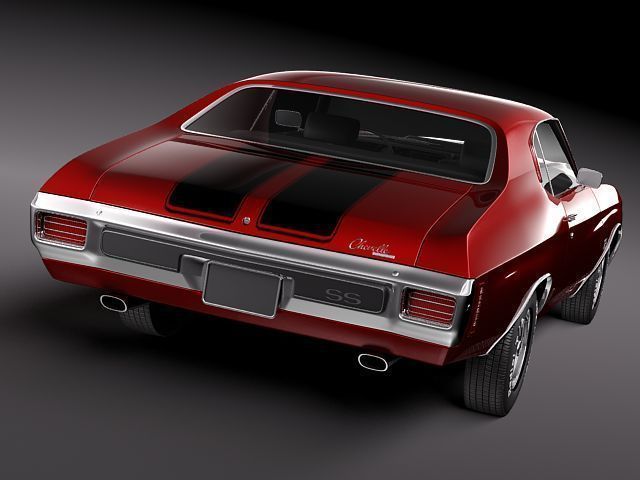 Chevrolet Chevelle SS CG 1970 3D model_5