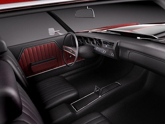 Chevrolet Chevelle SS CG 1970 3D model_8