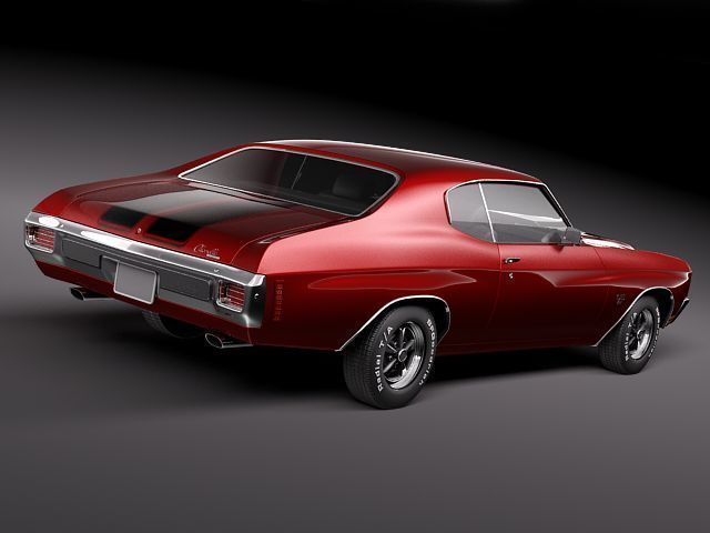 Chevrolet Chevelle SS CG 1970 3D model_4