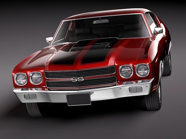 Chevrolet Chevelle SS CG 1970 3D model_1
