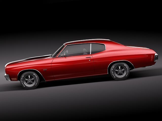 Chevrolet Chevelle SS CG 1970 3D model_6