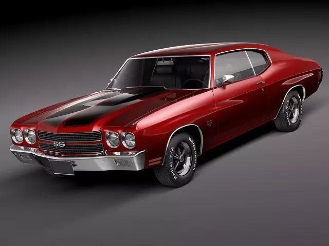 Chevrolet Chevelle SS CG 1970 3D model_0