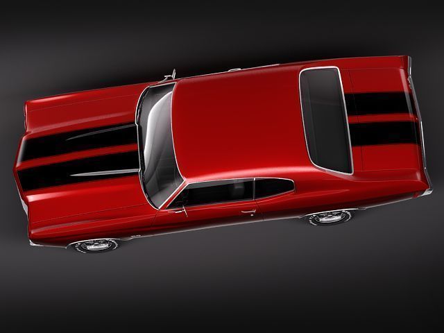 Chevrolet Chevelle SS CG 1970 3D model_7