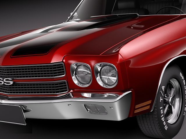 Chevrolet Chevelle SS CG 1970 3D model_2