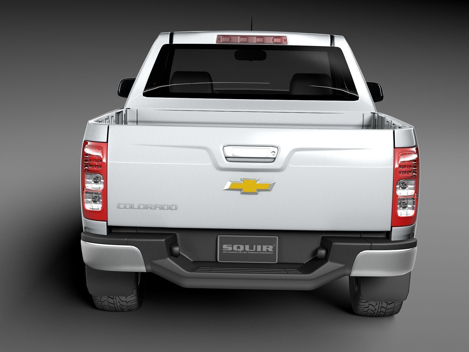Chevrolet Colorado Extended Cab CG 2012 3D model_8