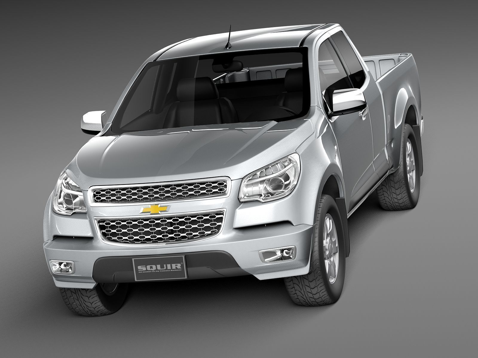 Chevrolet Colorado Extended Cab CG 2012 3D model_1