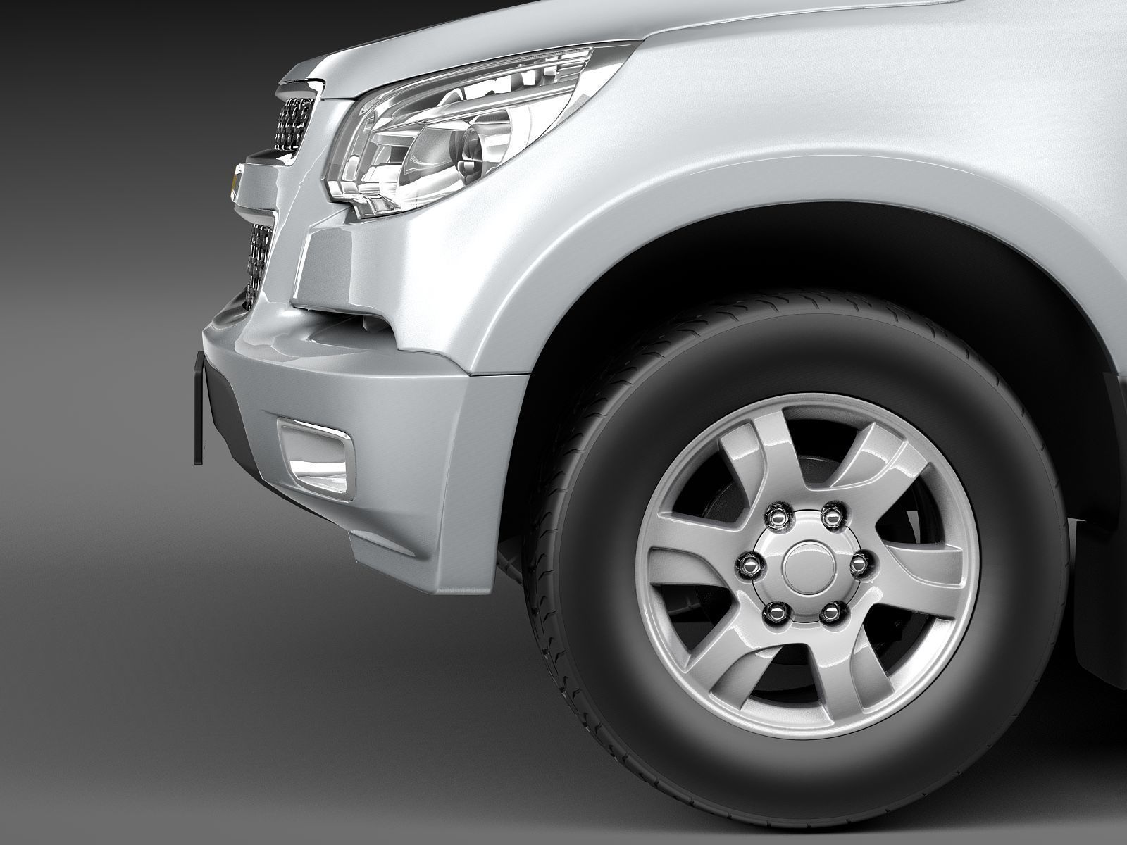 Chevrolet Colorado Extended Cab CG 2012 3D model_10