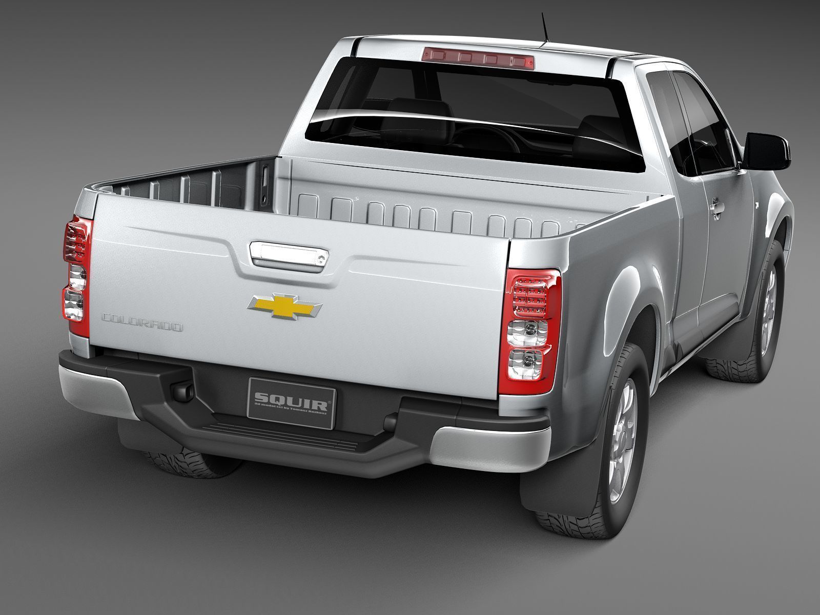 Chevrolet Colorado Extended Cab CG 2012 3D model_5