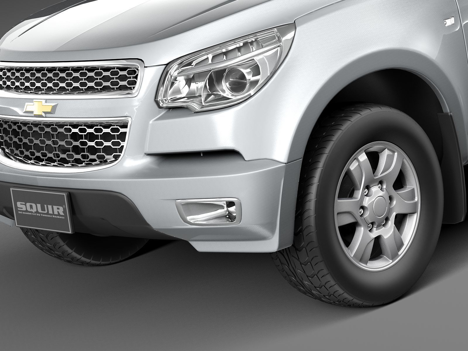 Chevrolet Colorado Extended Cab CG 2012 3D model_2