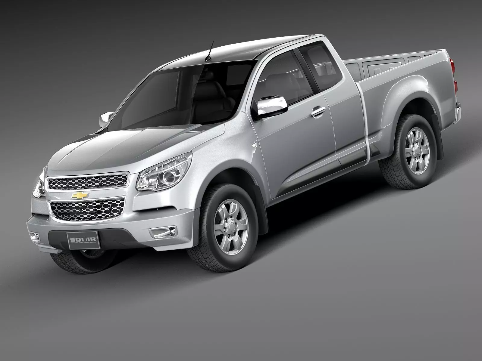 Chevrolet Colorado Extended Cab CG 2012 3D model_0