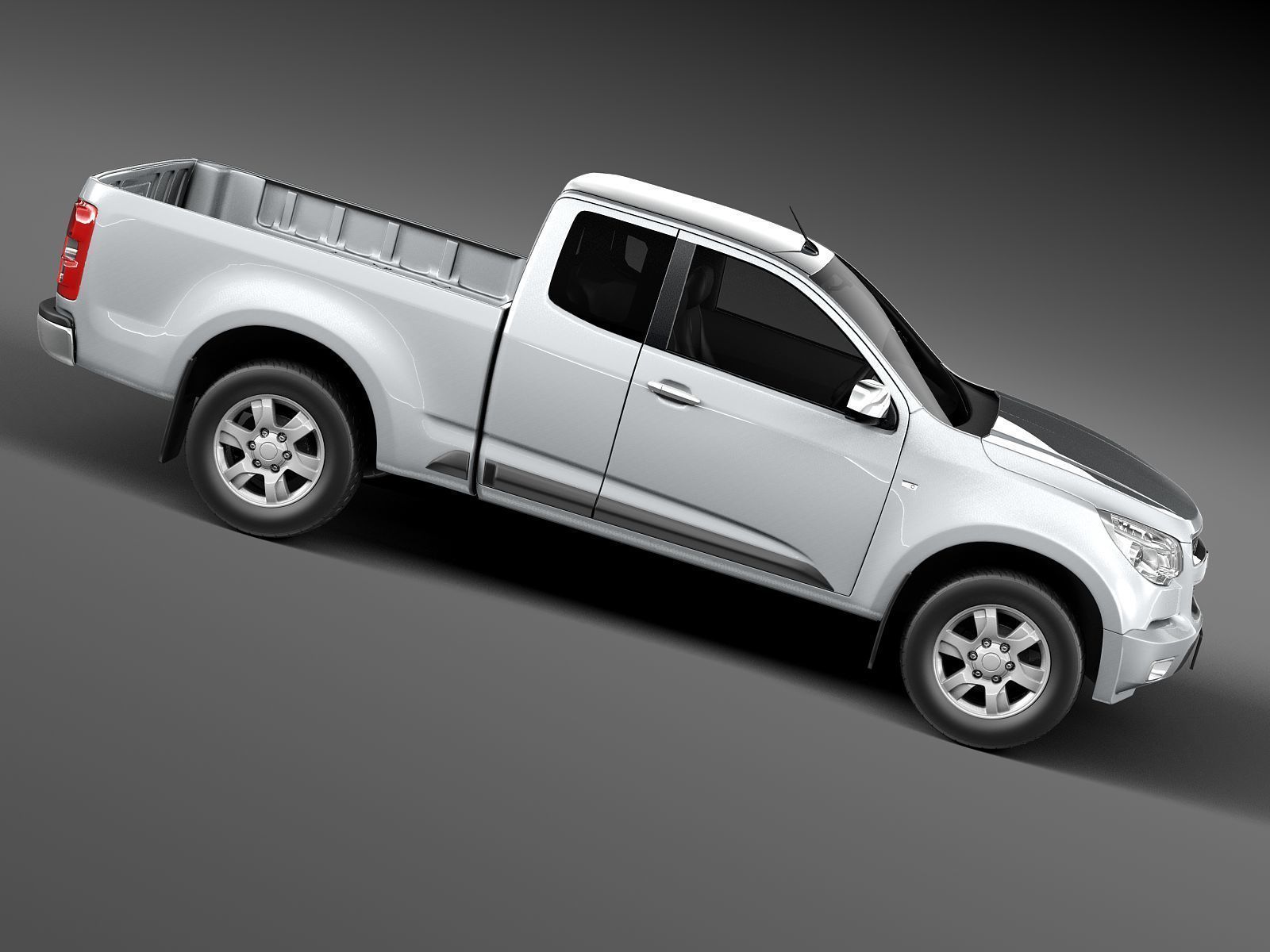 Chevrolet Colorado Extended Cab CG 2012 3D model_6