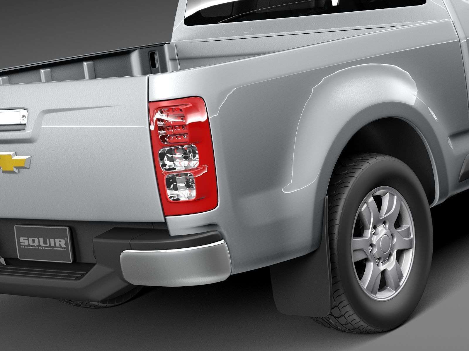 Chevrolet Colorado Extended Cab CG 2012 3D model_3