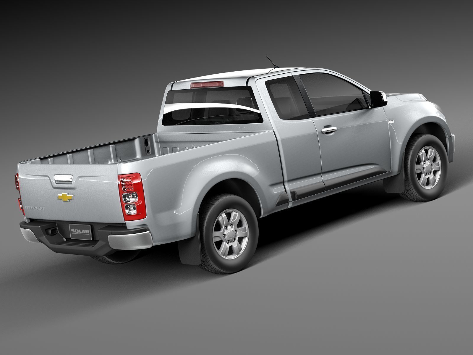 Chevrolet Colorado Extended Cab CG 2012 3D model_4