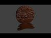 Wooden item for interior decoration 3D model_1
