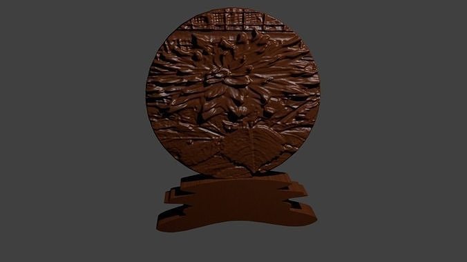 Wooden item for interior decoration 3D model