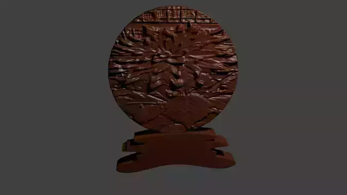 Wooden item for interior decoration