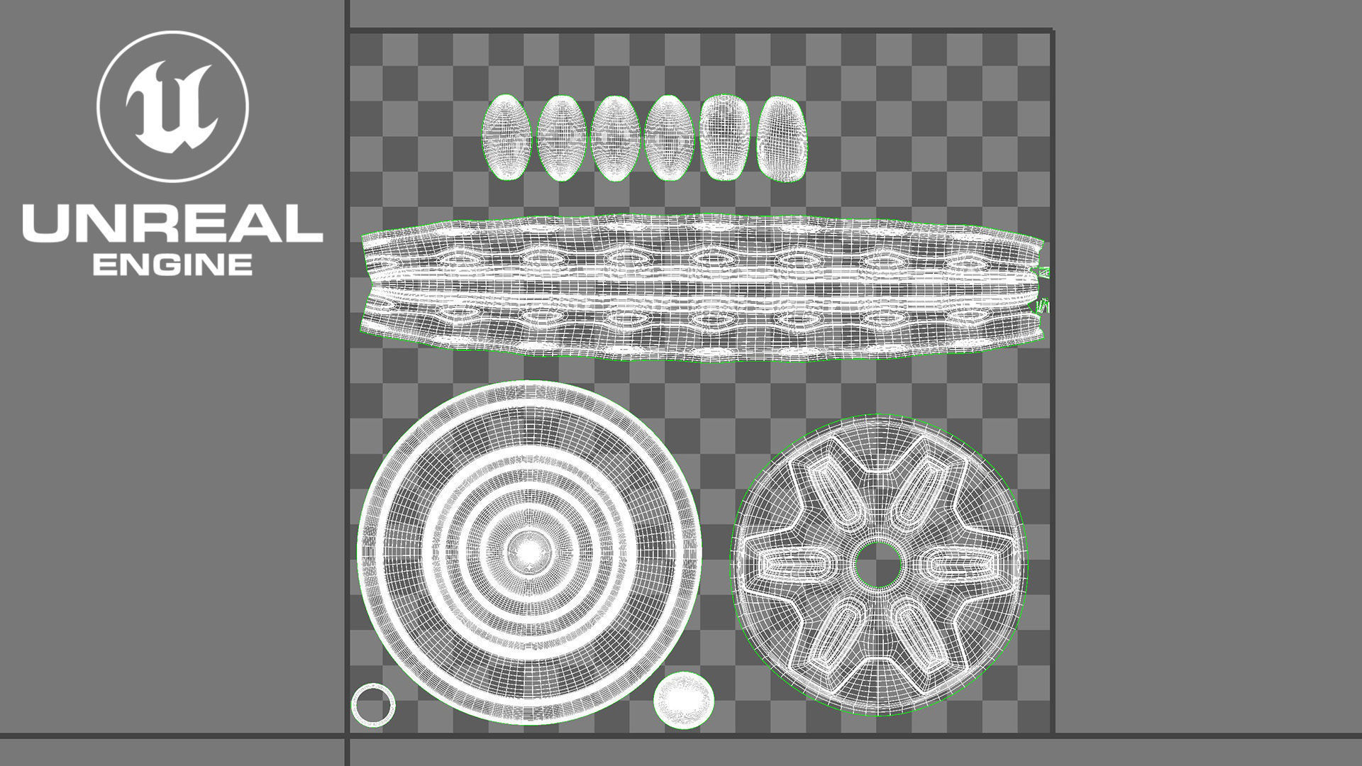 Self-driving car concept 3D with interior white 3D model_42