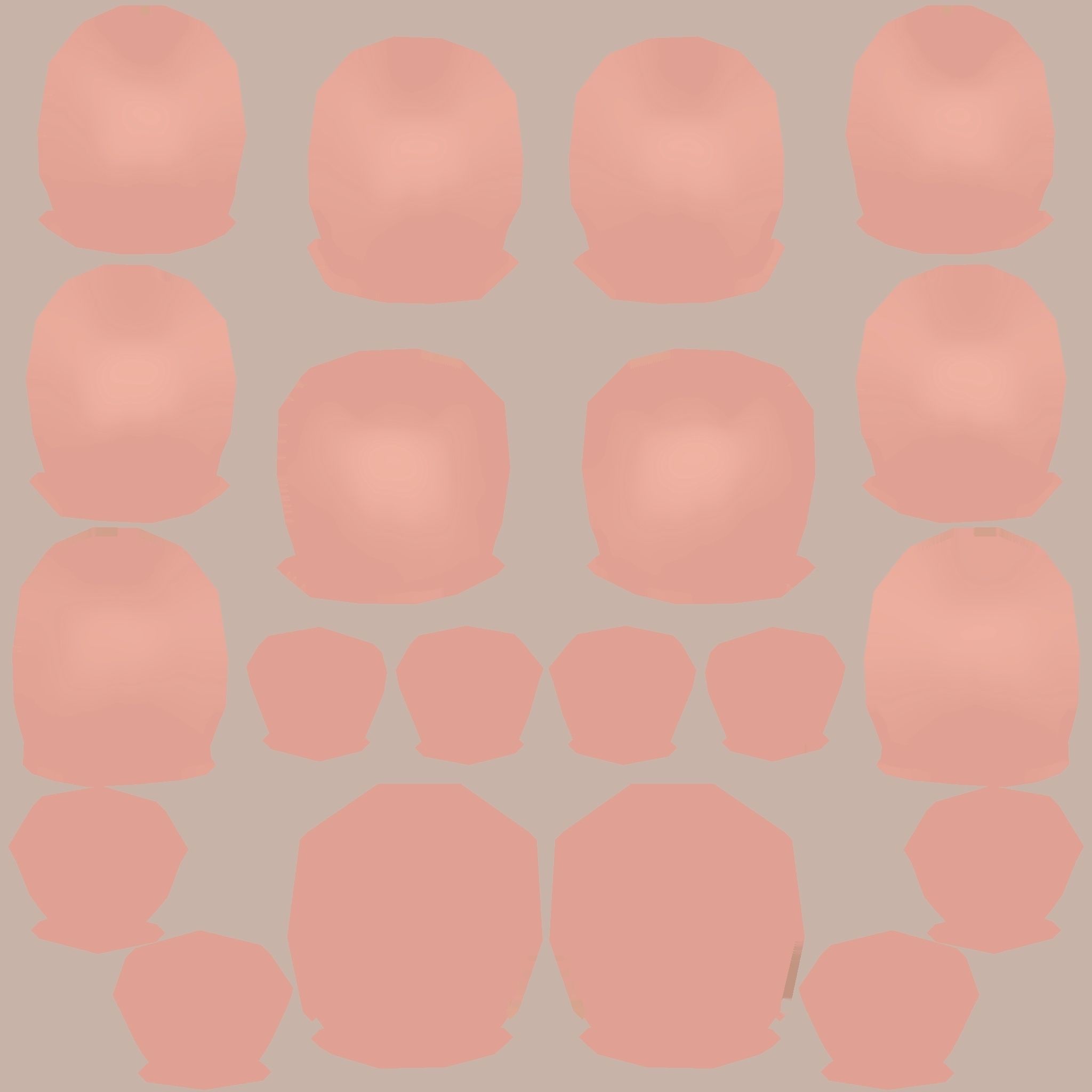 Game Stylized Cartoon Man 3d Model Low-poly 3D model_30