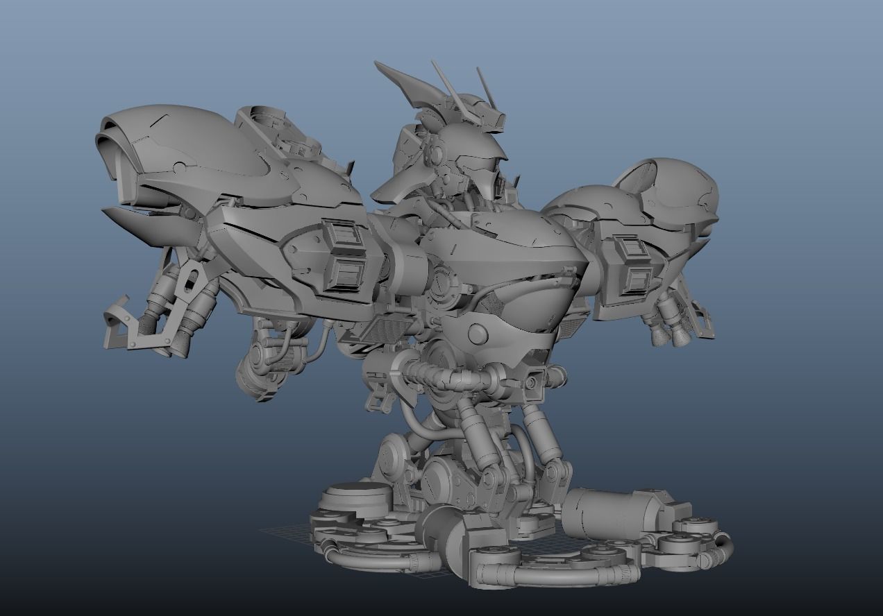 sazabi 3D model_5