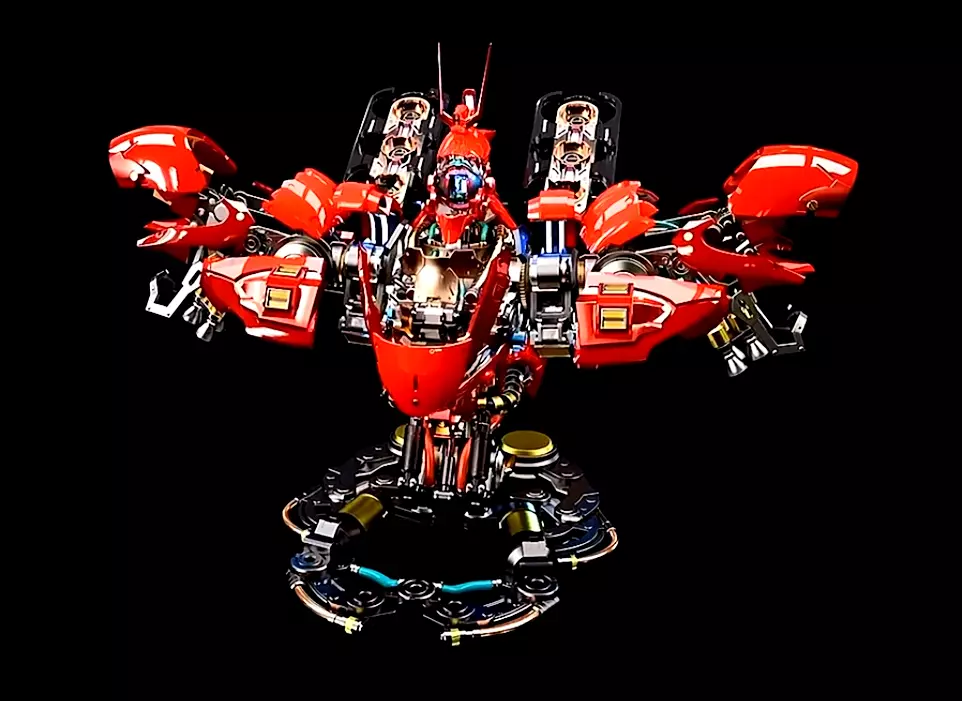 sazabi 3D model_0