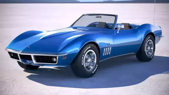 Chevrolet Corvette c3 Convertible CG 1969 