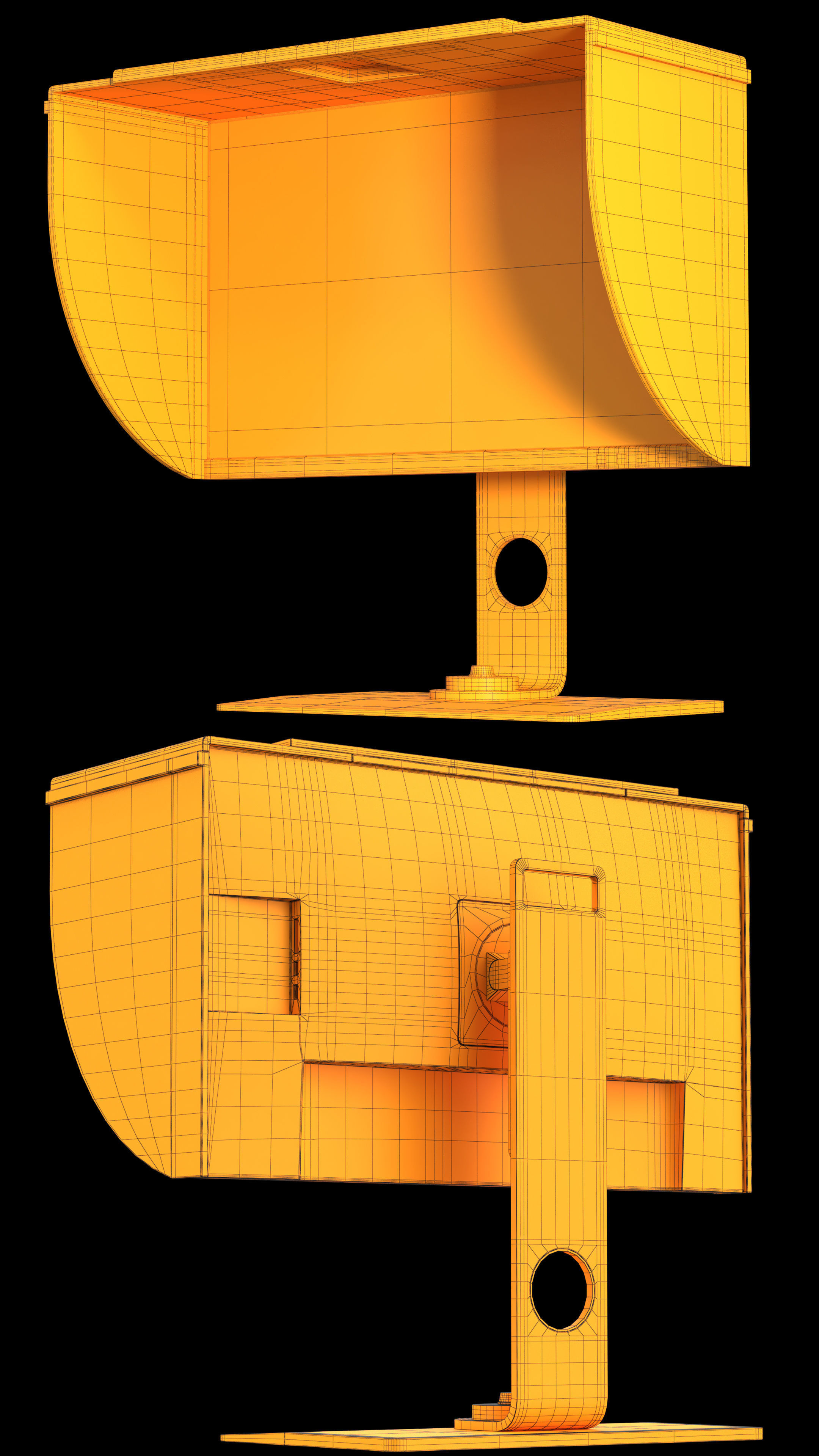 designer workspace set 01 3D model_14