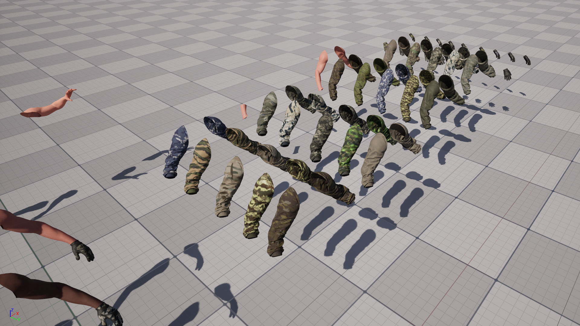 FPS Arms 05a Low-poly 3D model_18