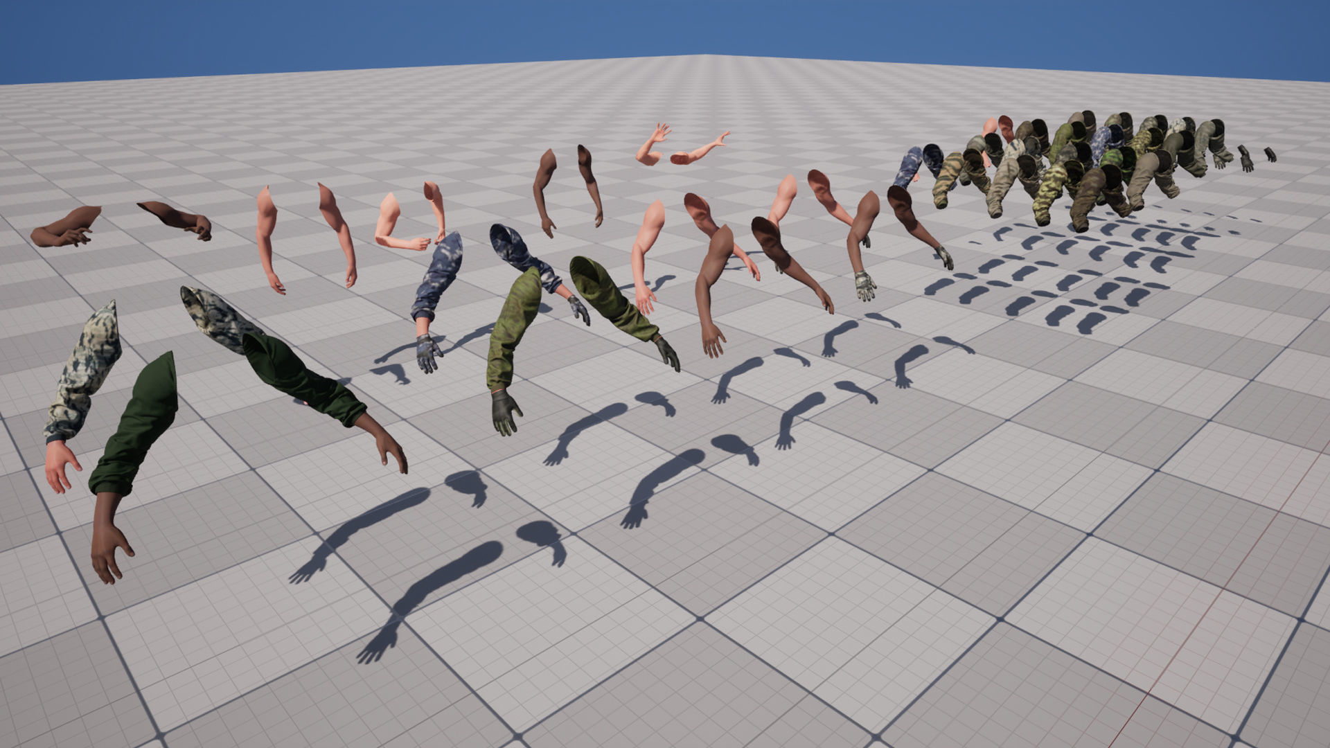 FPS Arms 05a Low-poly 3D model_17