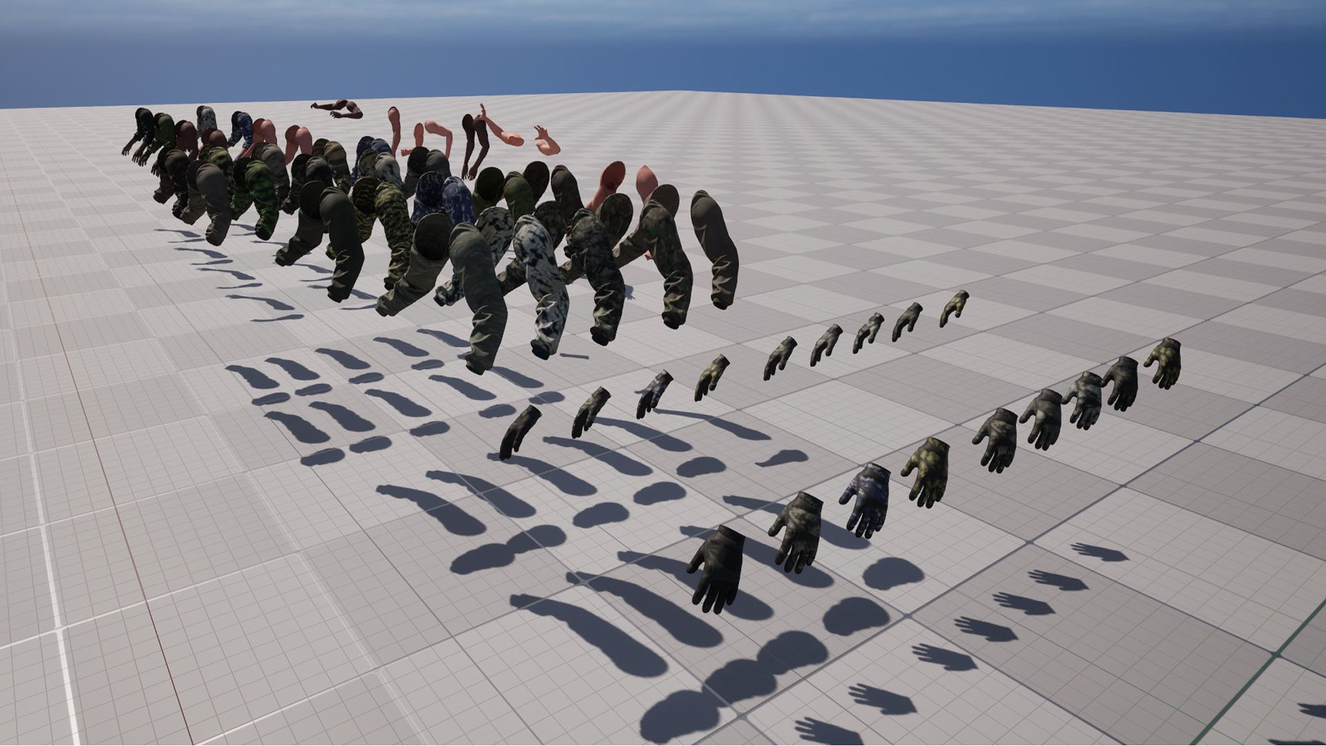 FPS Arms 05a Low-poly 3D model_22