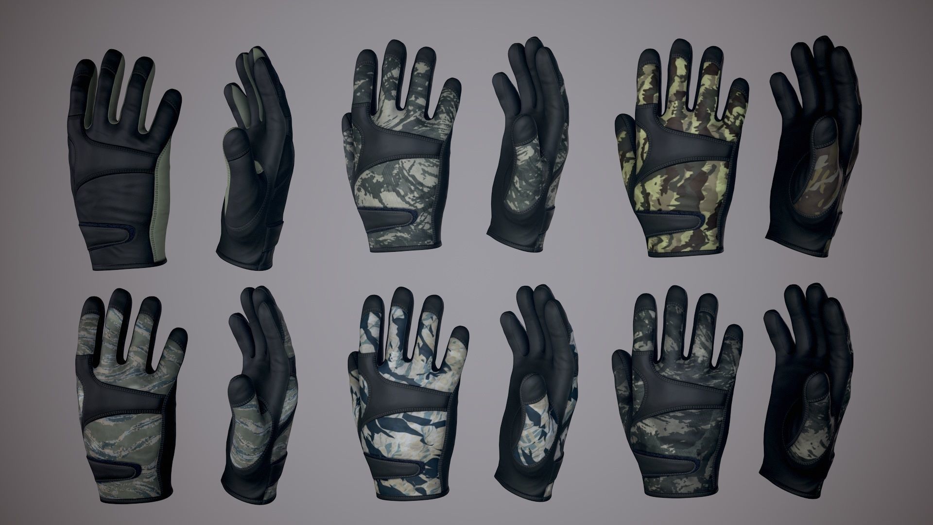 FPS Arms 05a Low-poly 3D model_12