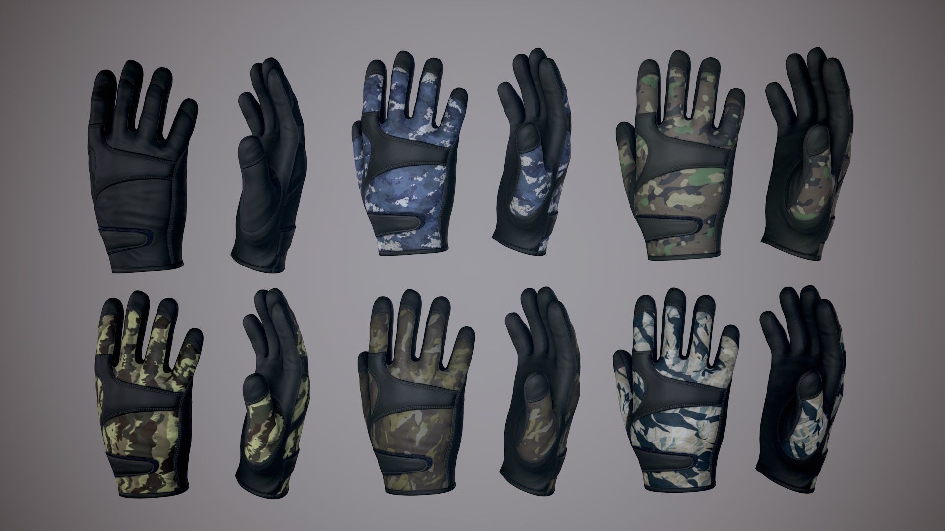 FPS Arms 05a Low-poly 3D model_14