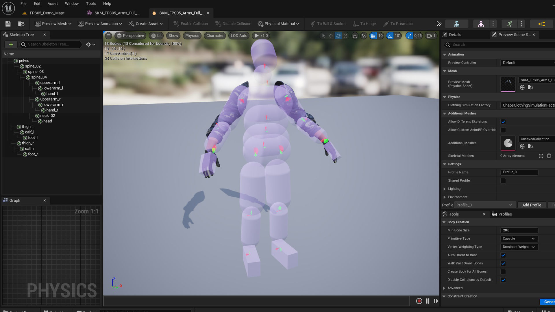 FPS Arms 05a Low-poly 3D model_35