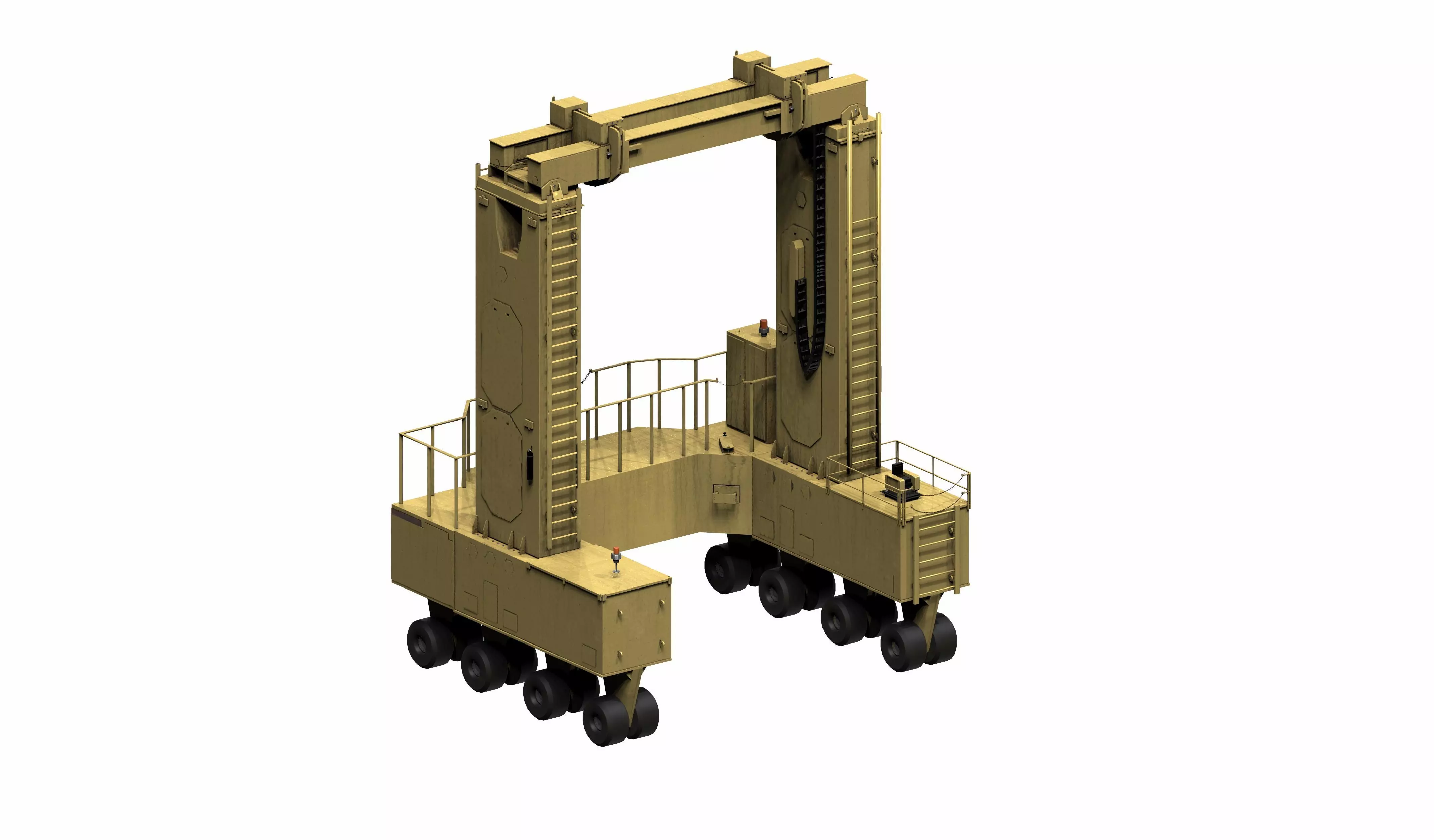 Chemical Cask Transporter 3D model
