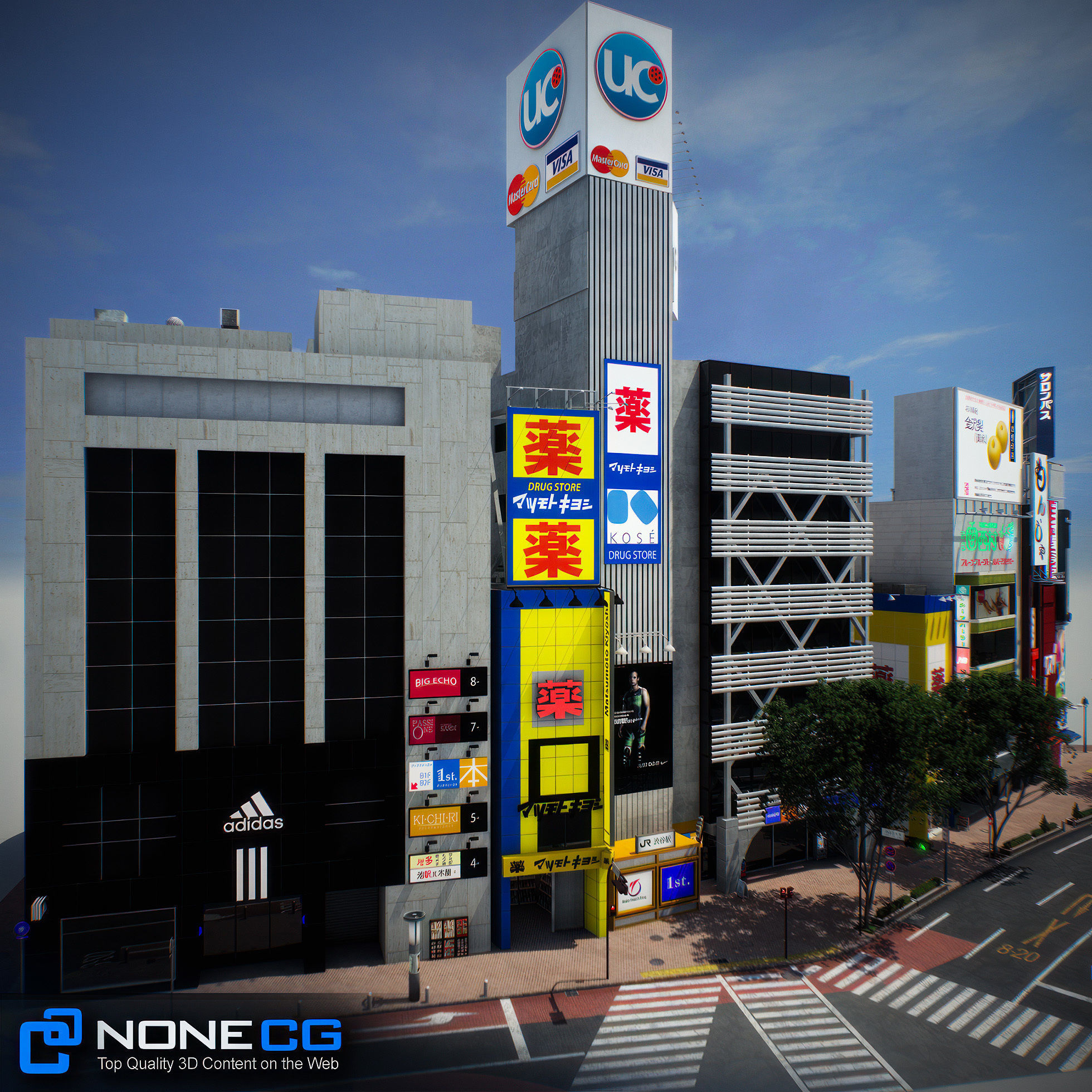 Tokyo Shibuya Block 3 3D model_30