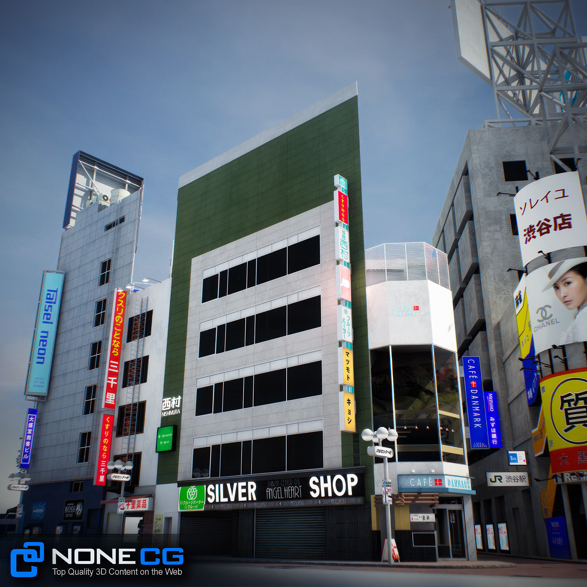Tokyo Shibuya Block 3 3D model_47