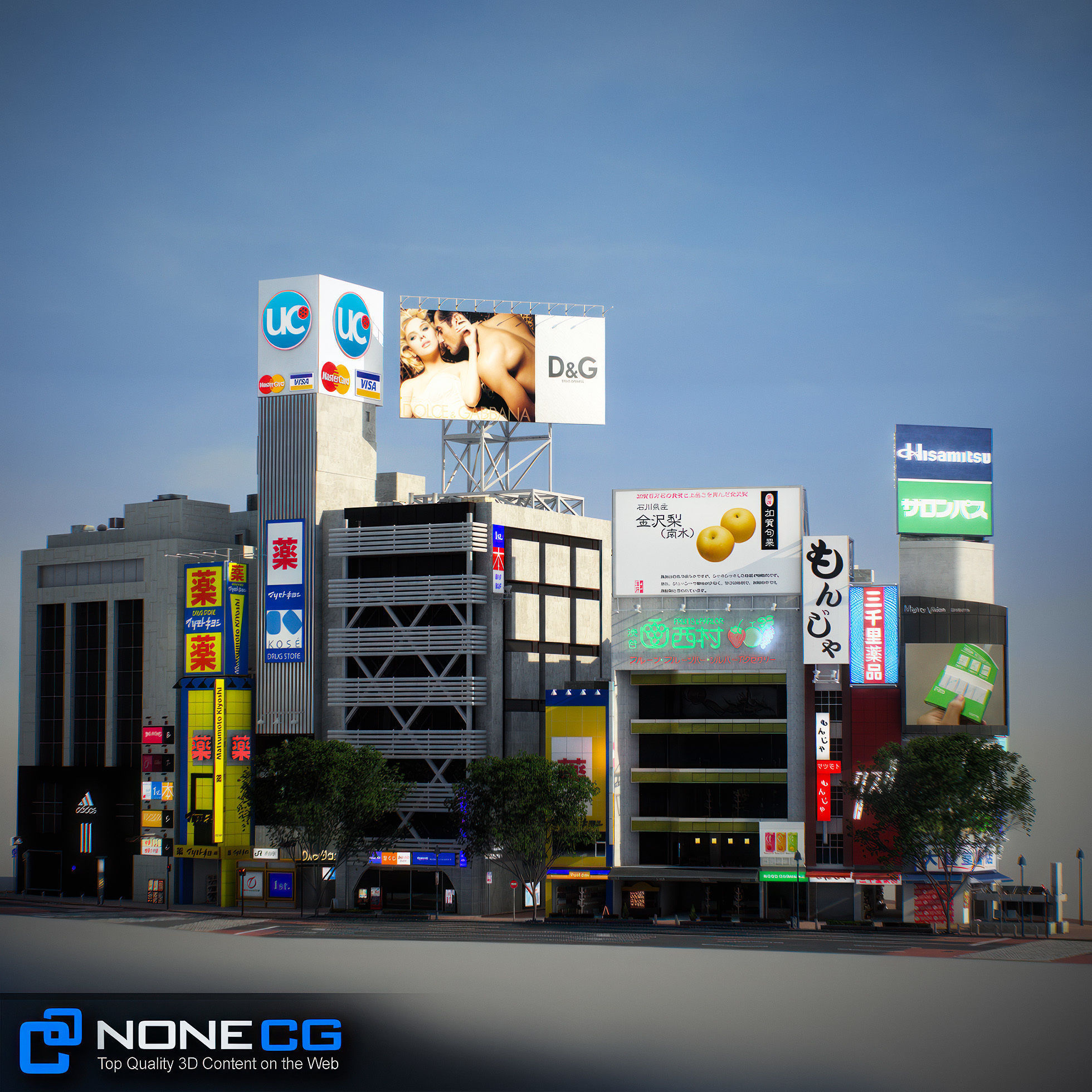 Tokyo Shibuya Block 3 3D model_20