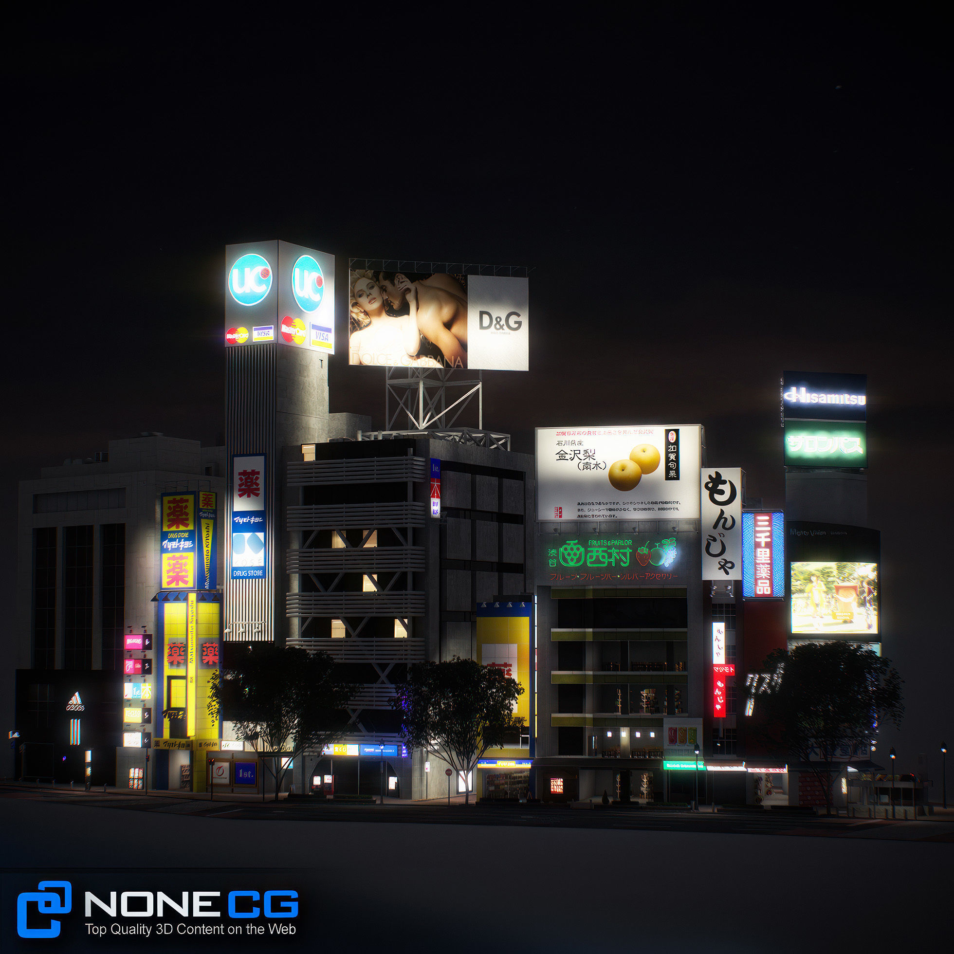 Tokyo Shibuya Block 3 3D model_24