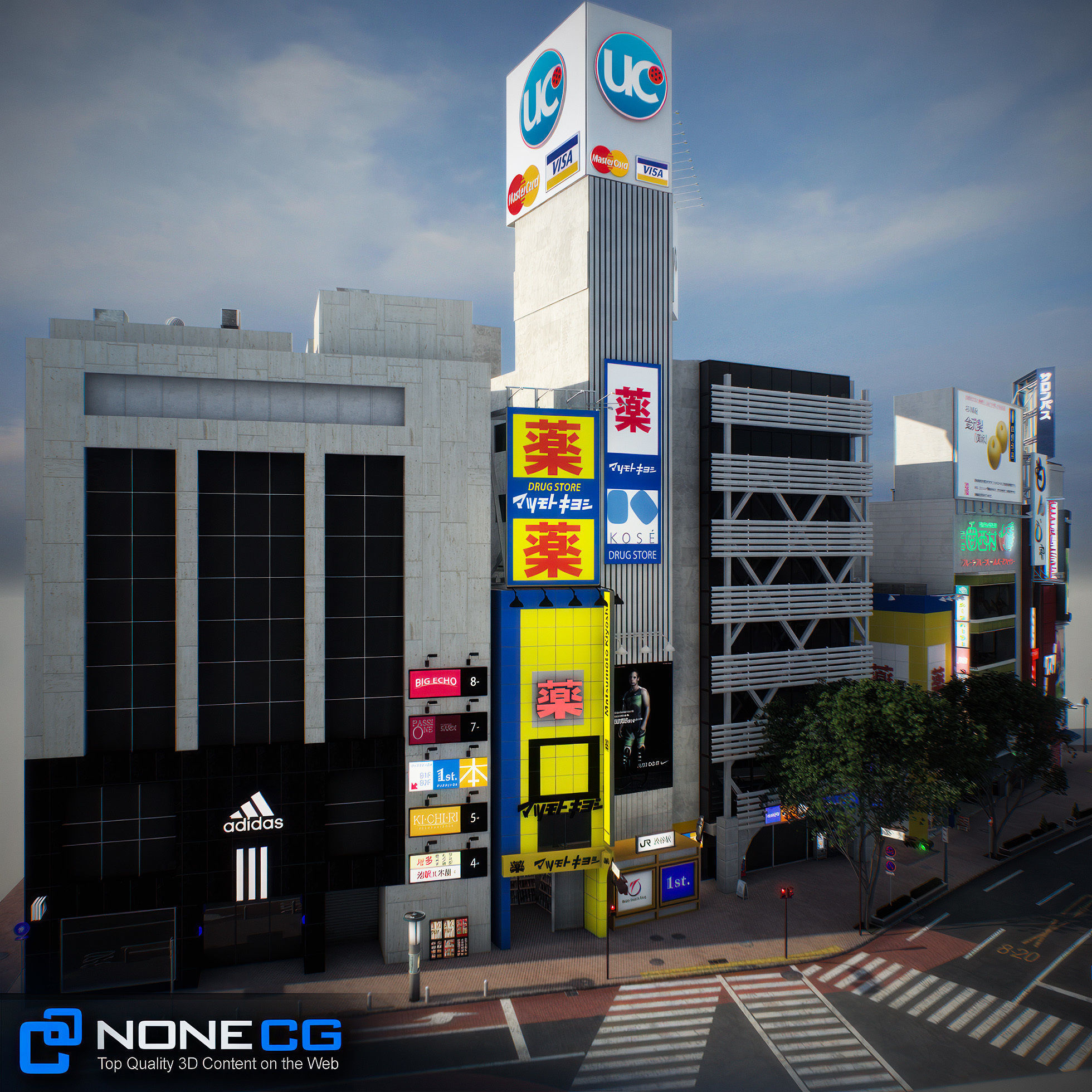 Tokyo Shibuya Block 3 3D model_31
