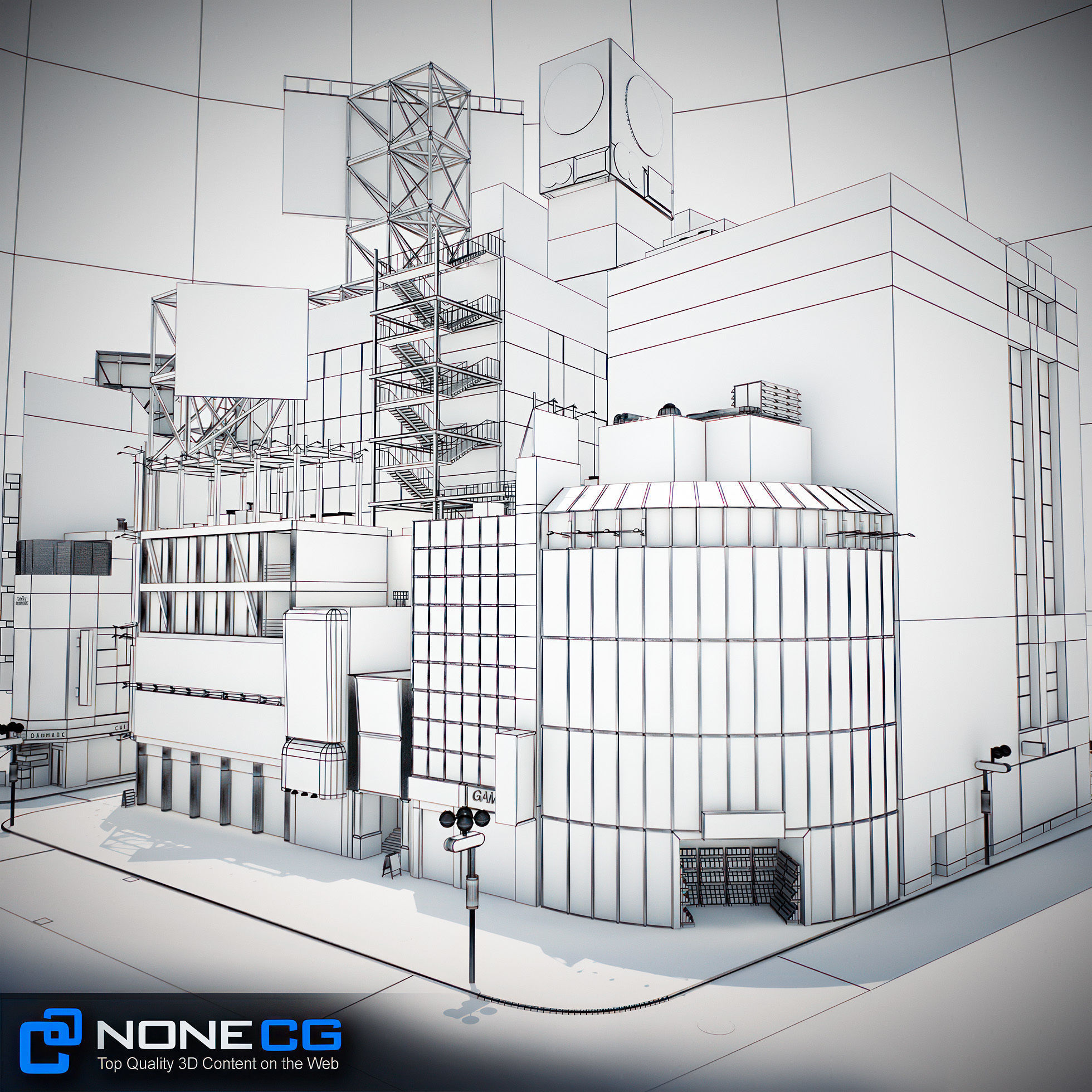 Tokyo Shibuya Block 3 3D model_26