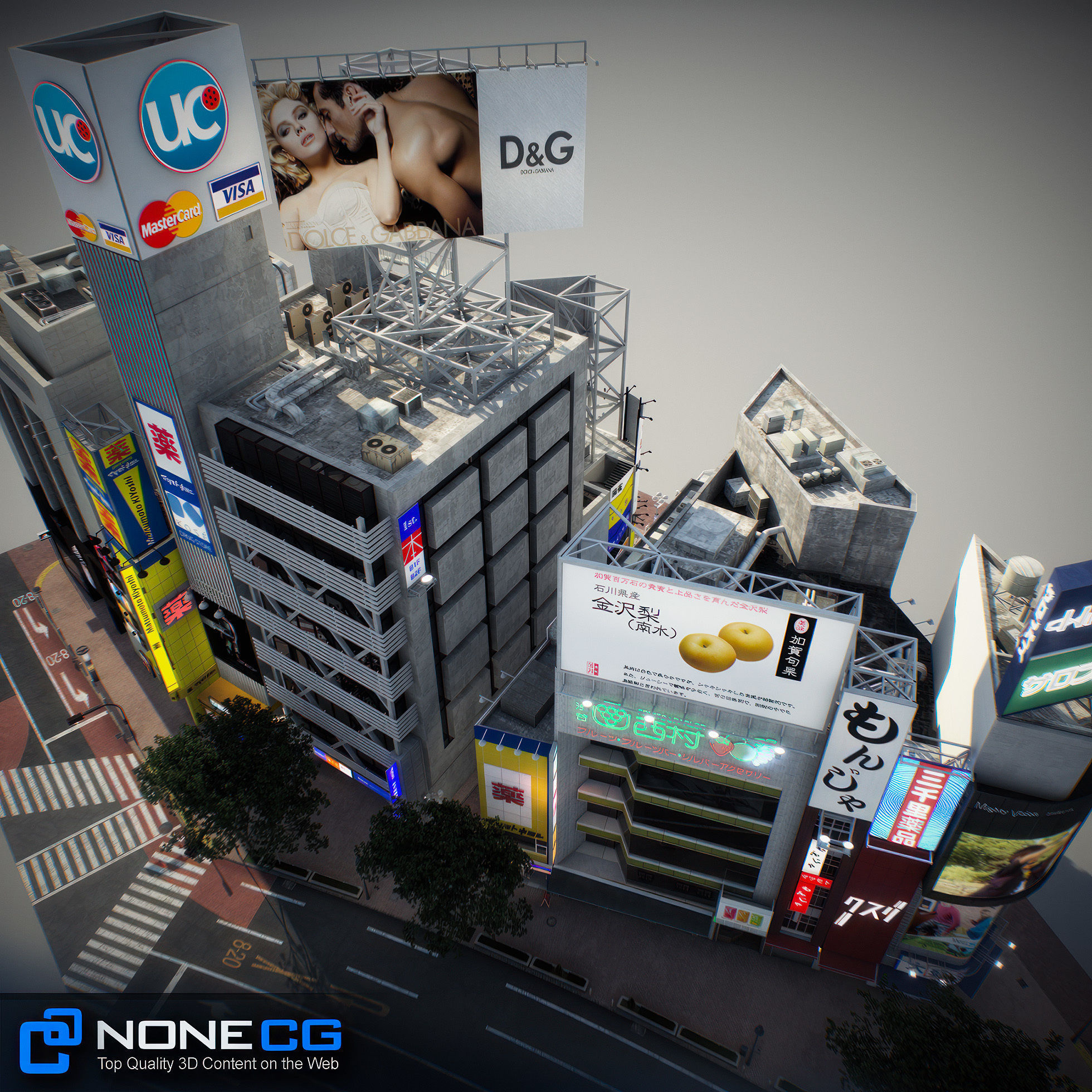Tokyo Shibuya Block 3 3D model_36