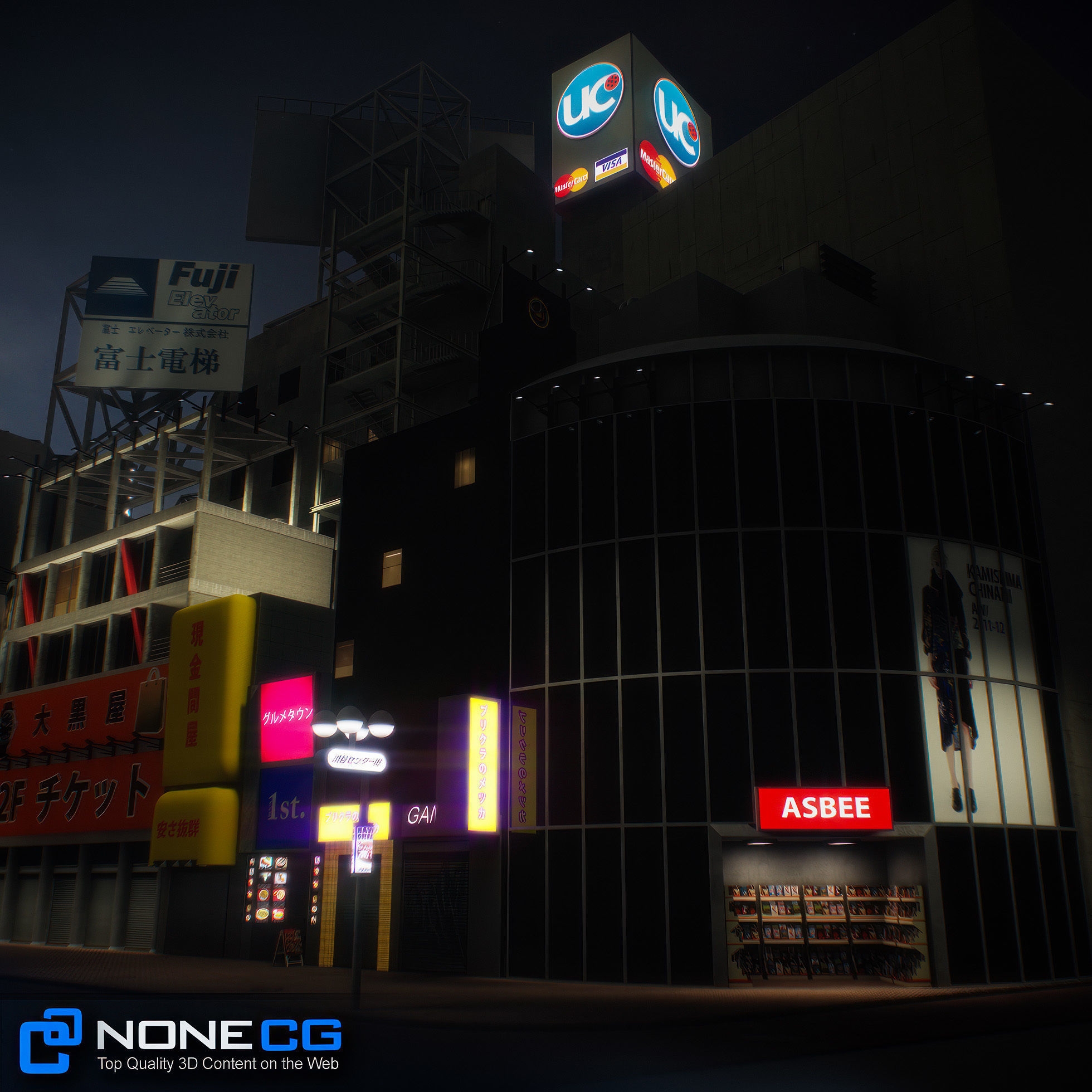 Tokyo Shibuya Block 3 3D model_62