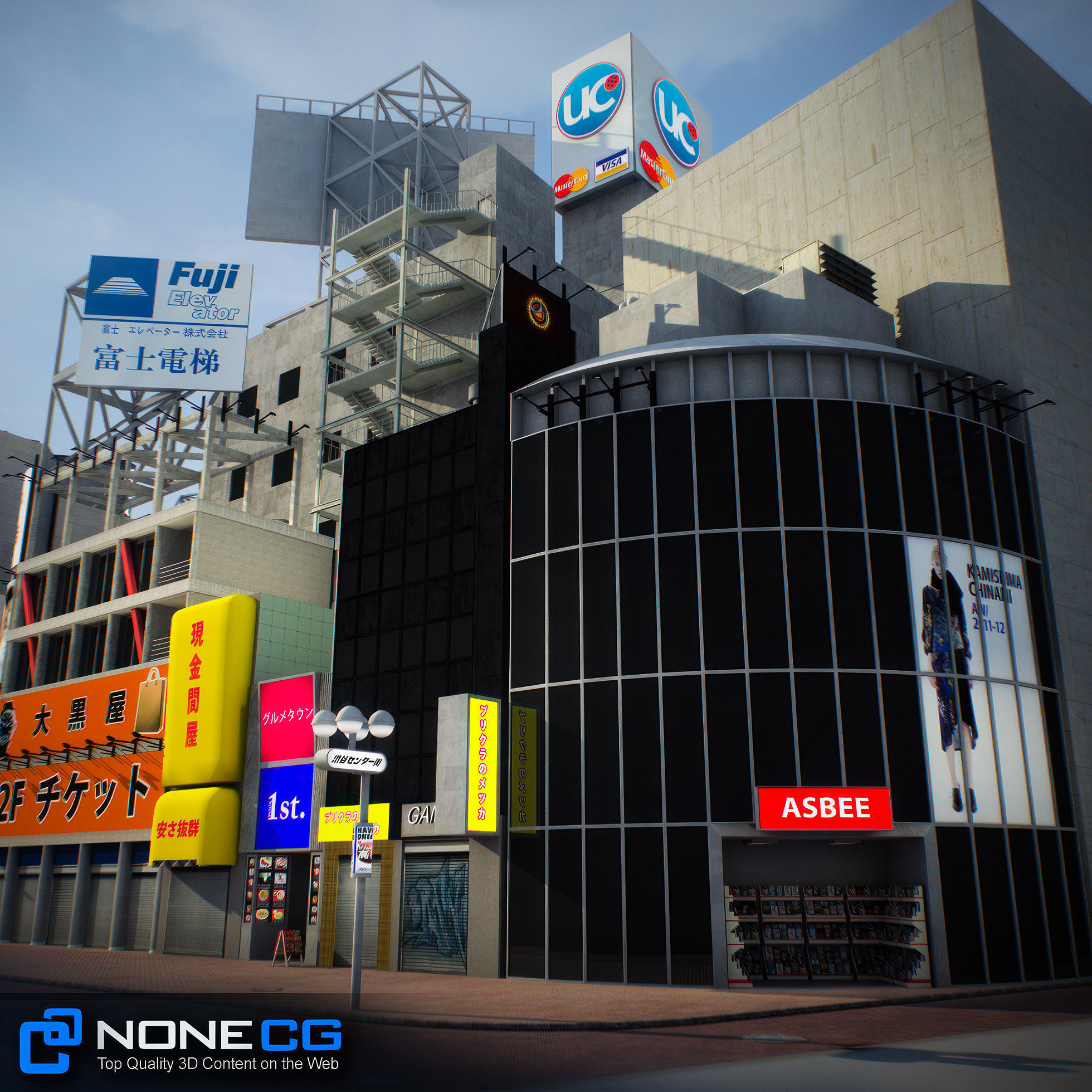 Tokyo Shibuya Block 3 3D model_60