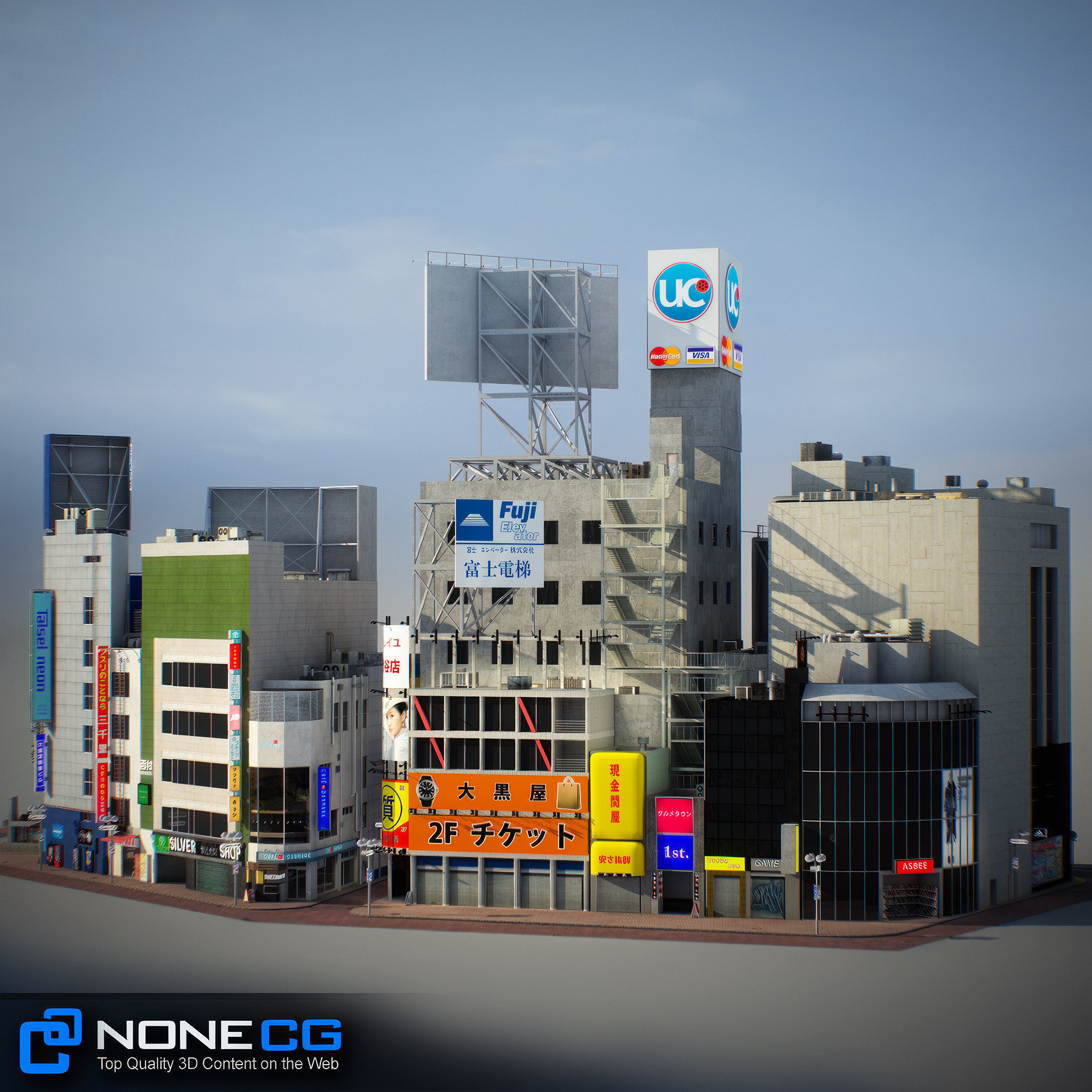 Tokyo Shibuya Block 3 3D model_49