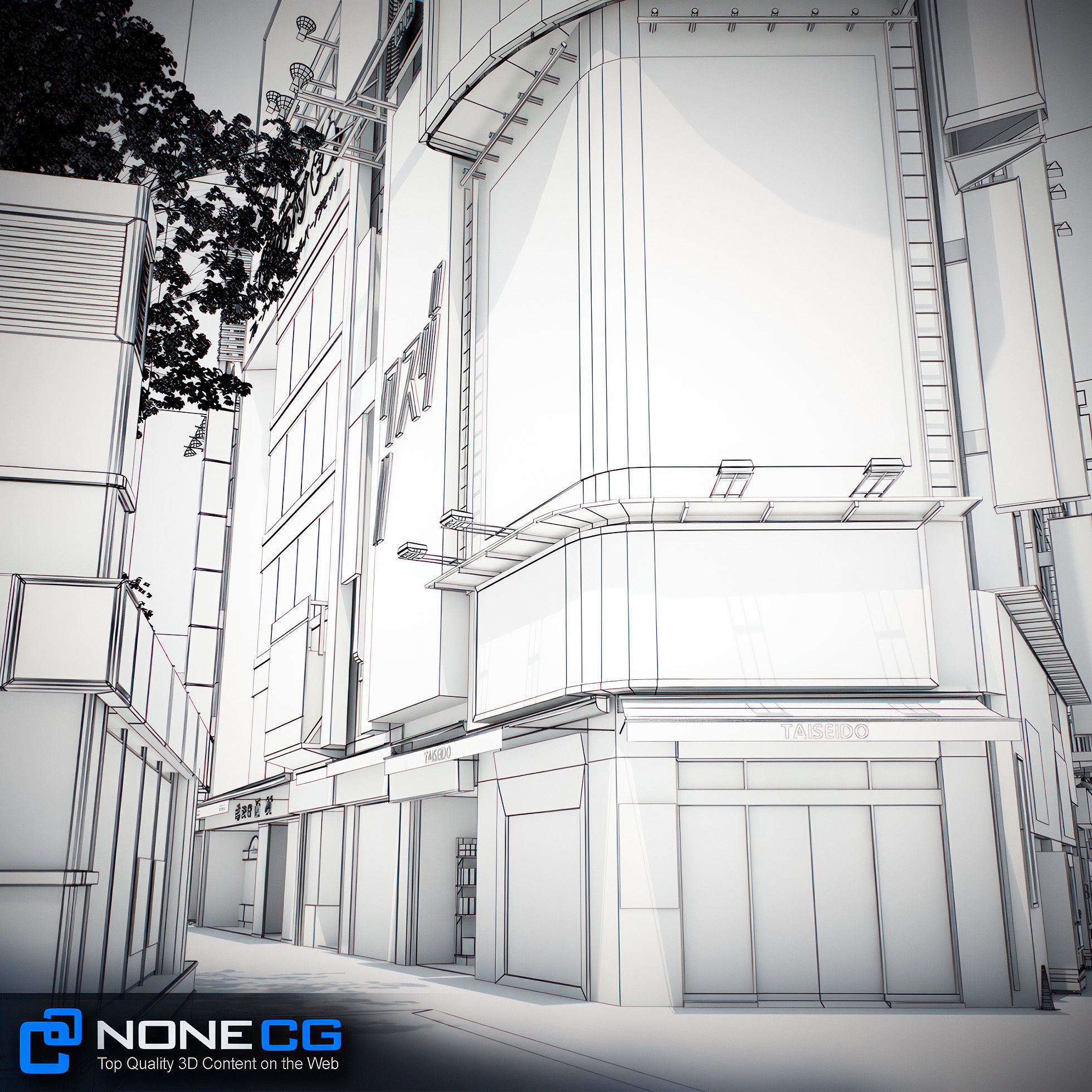 Tokyo Shibuya Block 3 3D model_72