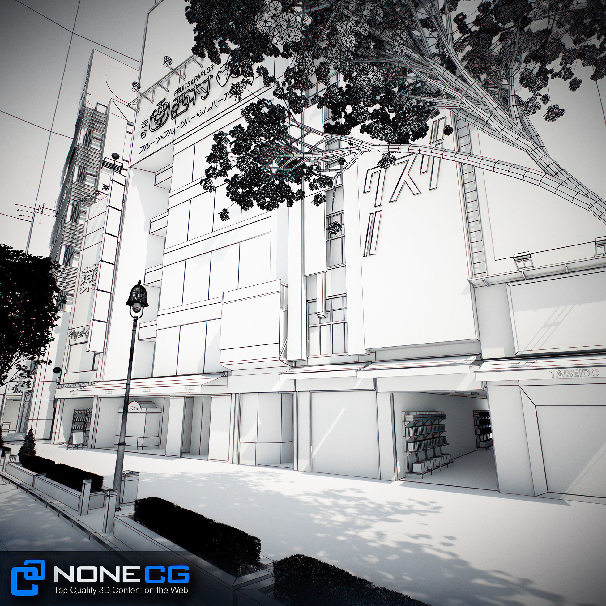 Tokyo Shibuya Block 3 3D model_39