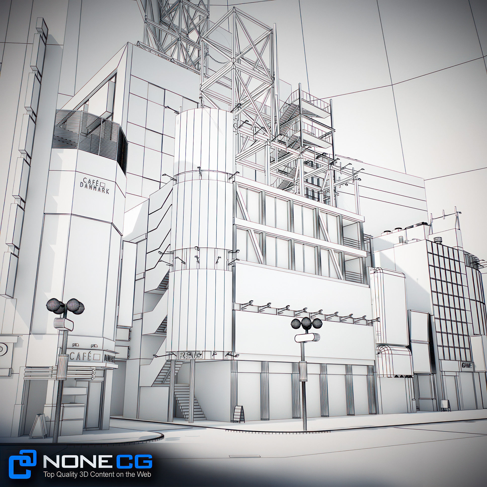 Tokyo Shibuya Block 3 3D model_64