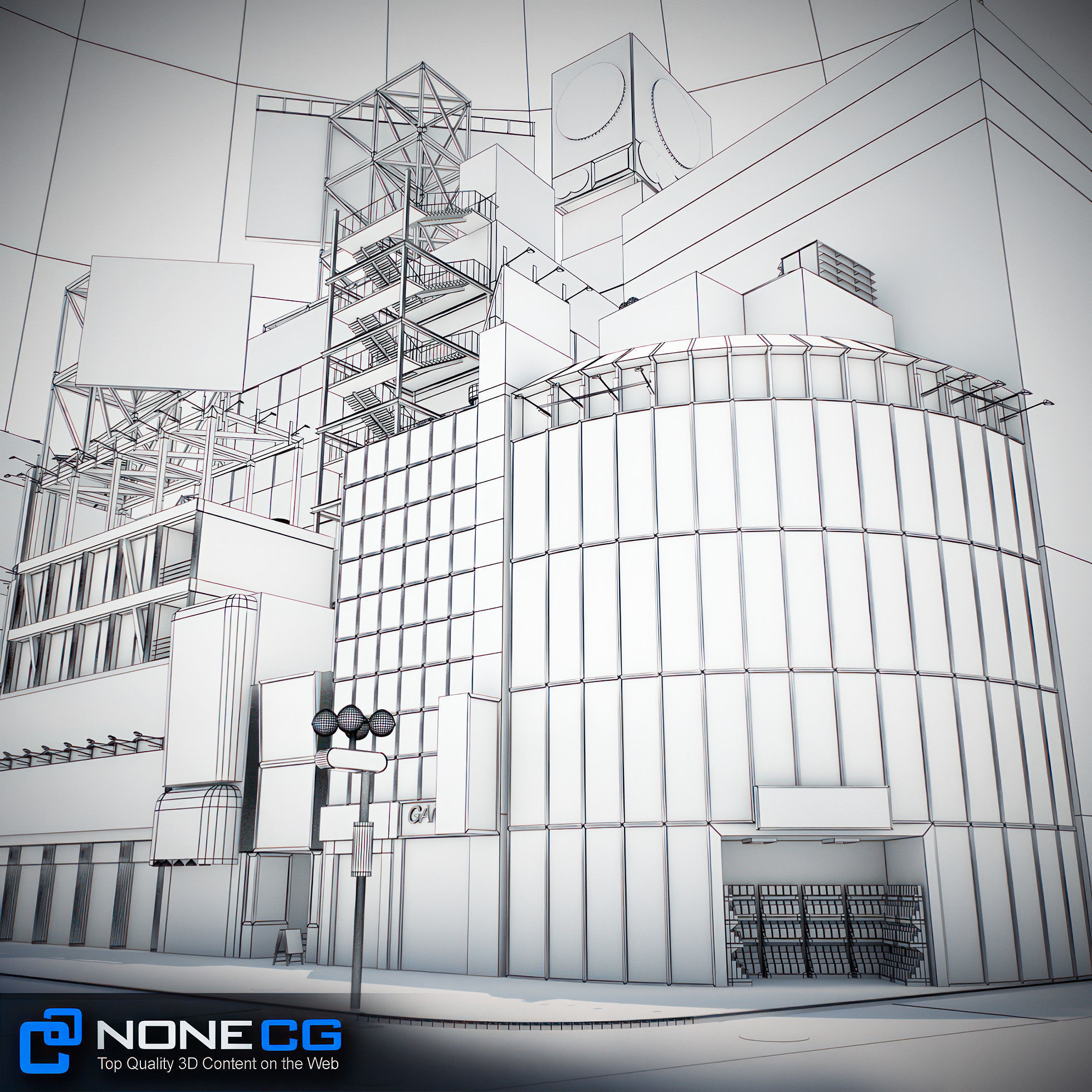 Tokyo Shibuya Block 3 3D model_61