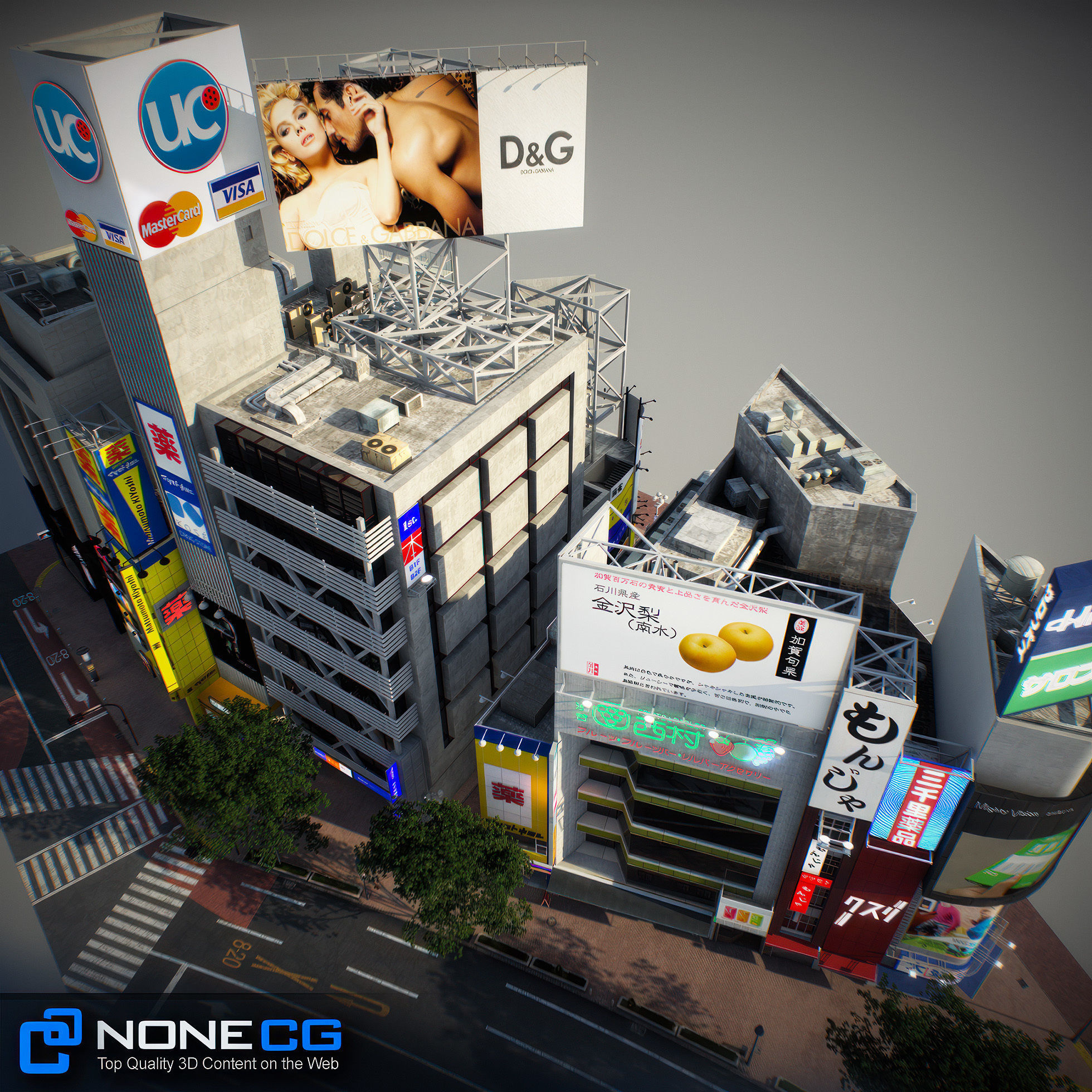Tokyo Shibuya Block 3 3D model_33